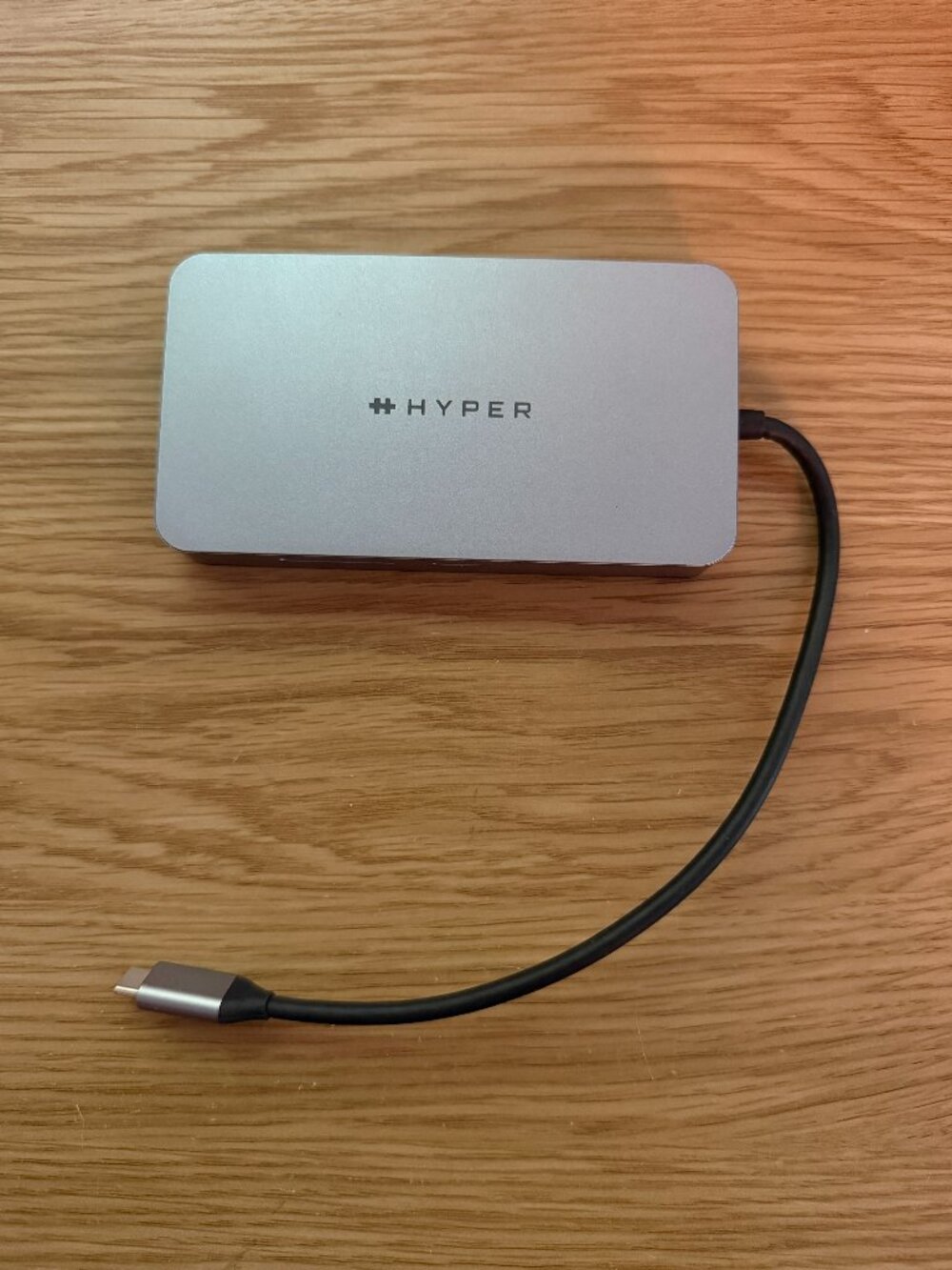 HyperDrive Dual 10 Port USB-C Hub Dock 4K HDMI Ethernet SD MacBook Gray